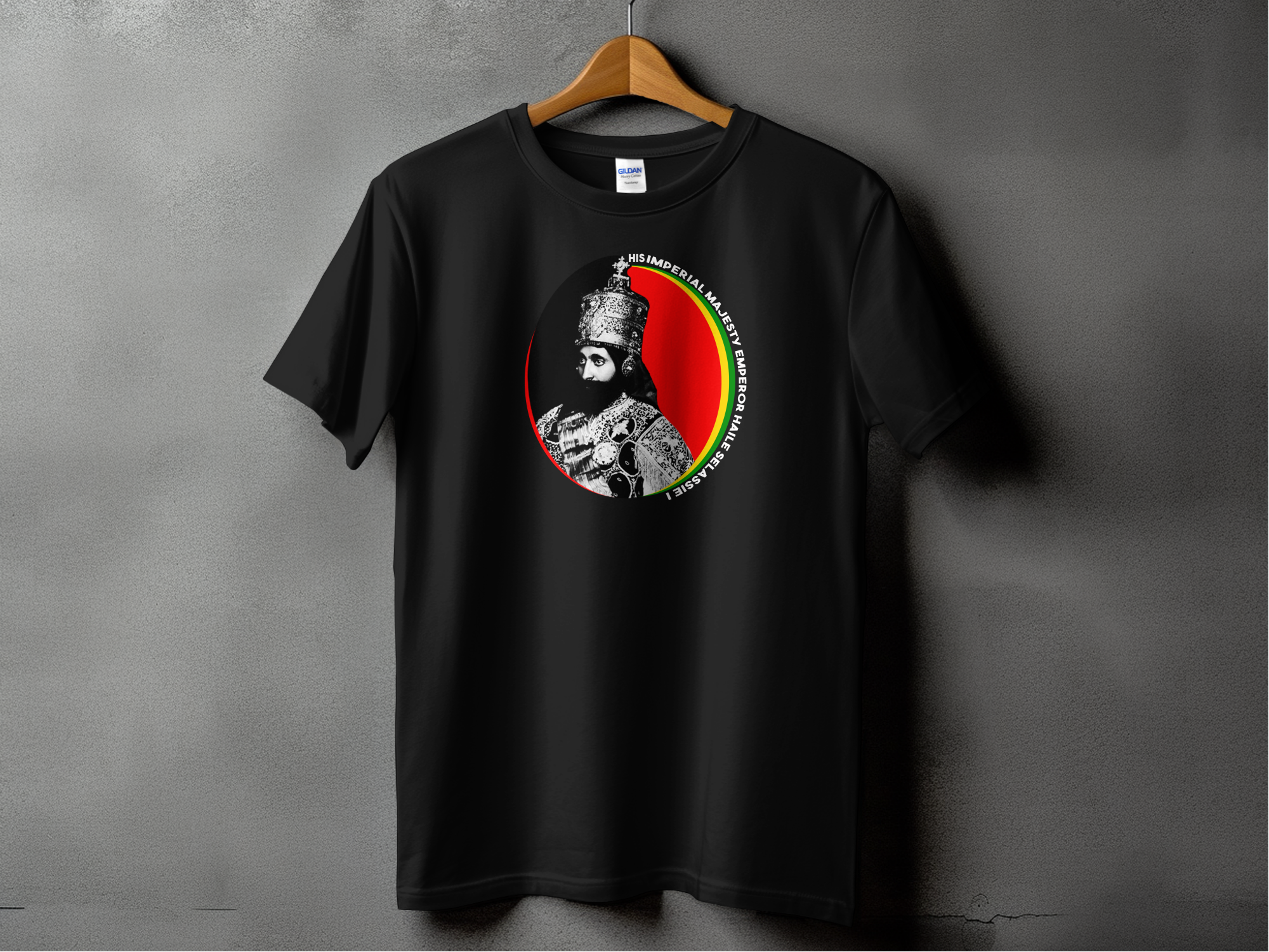 His Imperial Majesty T-shirt Black / Military Green