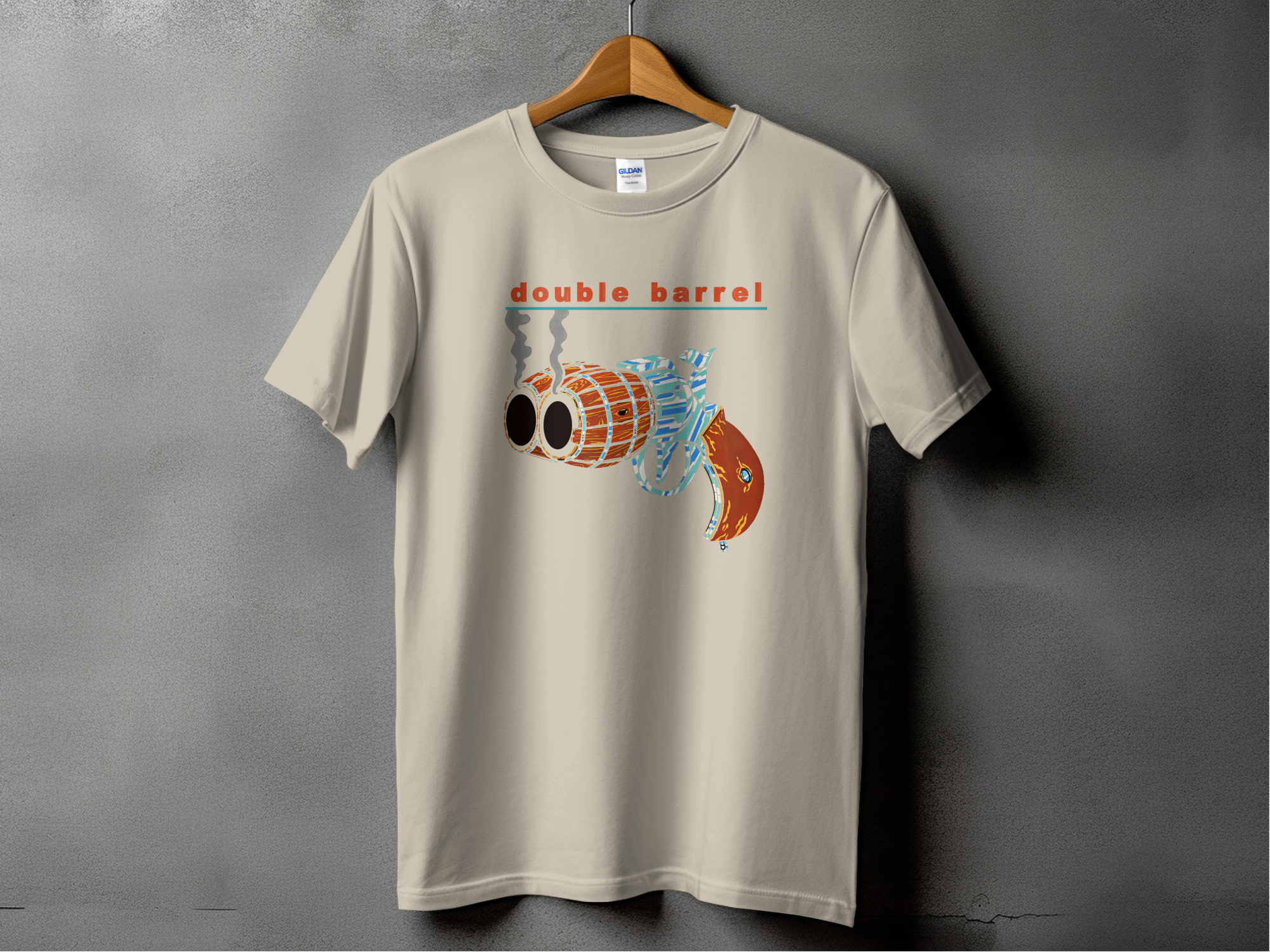 Double Barrel T-shirt Sand