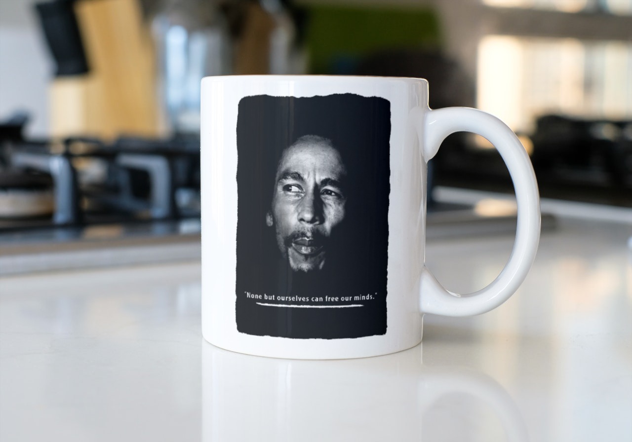 Bob Marley Coffee Mug White