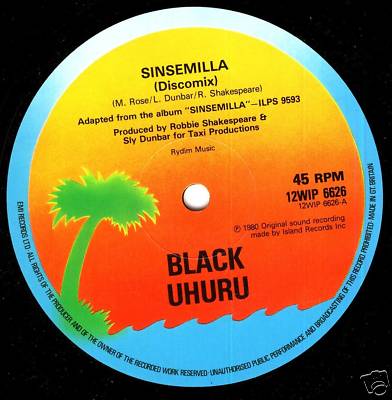 Black Uhuru ‎– Sinsemilla 
