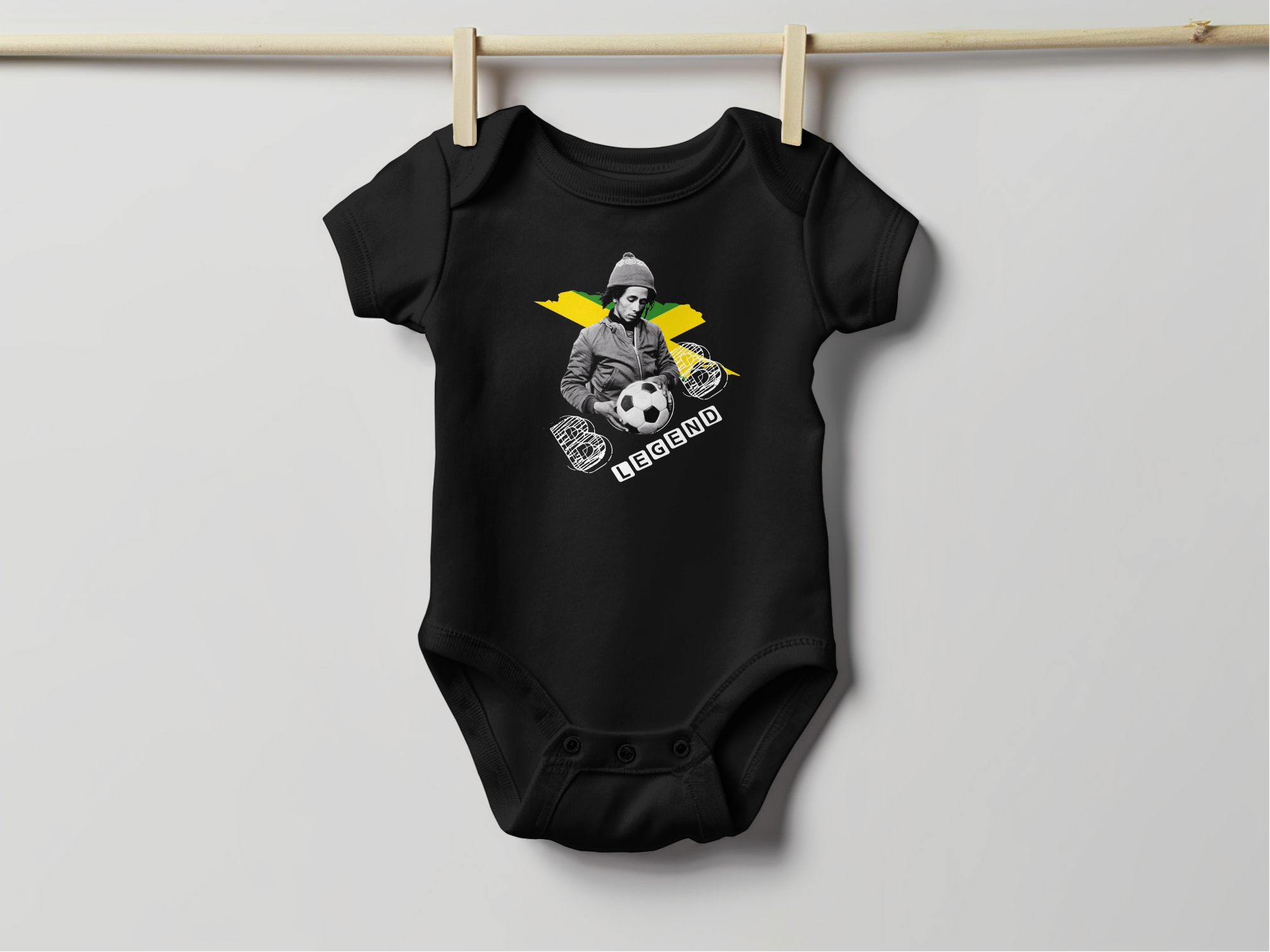 Bob Marley Legend Bodysuit Black