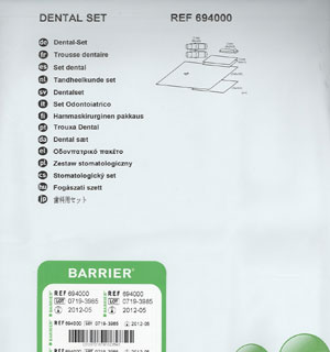 Dentalset, sterilt.