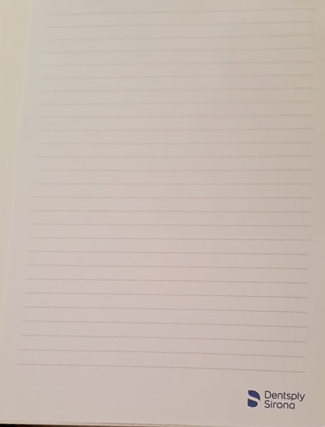 Note pad DentsplySirona A4