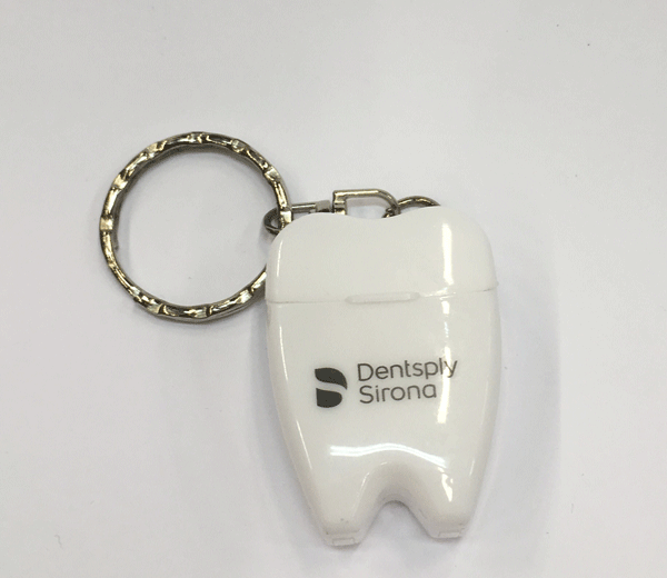Dentalfloss and Keychain TOOTH