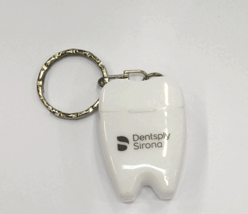 Dentalfloss and Keychain TOOTH