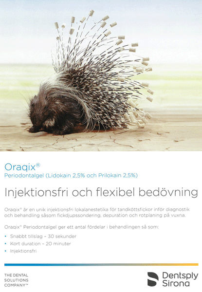 Oraqix - Injektionsfri och flexibel bedövning