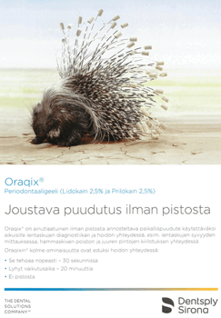 Oraqix - Joustava puudutus ilman pistosta