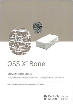Ossifying collagen sponge. OssIX Bone