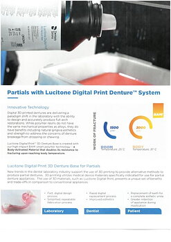 Partials with Lucitone Digital Print Denture System