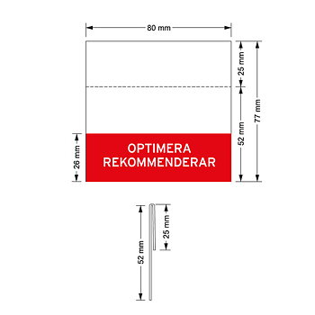 Optimera rekommenderar, 50-pack