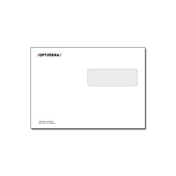 Kuvert C5H2 med högerfönster Självhäftande 500-pack