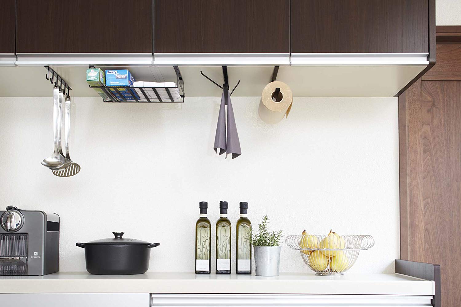 F rvara Under shelf holder for kitchen towels TOWER KITCHEN