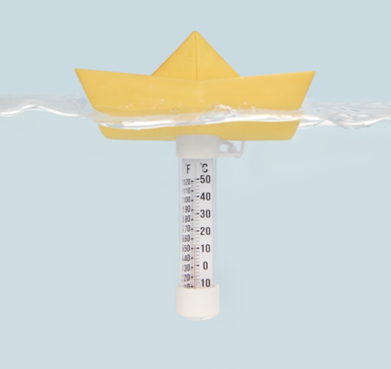 Badtermometer, YELLOW PAPER BOAT, Gul
