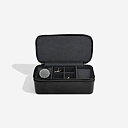 Travel Watch and Cufflink Box, STACKERS,  8 x 22 x H11,5cm, Black