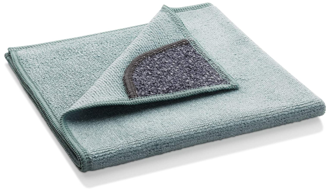 Rengöringstrasa med skrubb-hörn, KITCHEN CLOTH, 32 x 32 cm, Grå