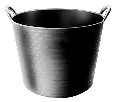 Hink, TUBTRUG  LARGE, 38 Liter, Svart