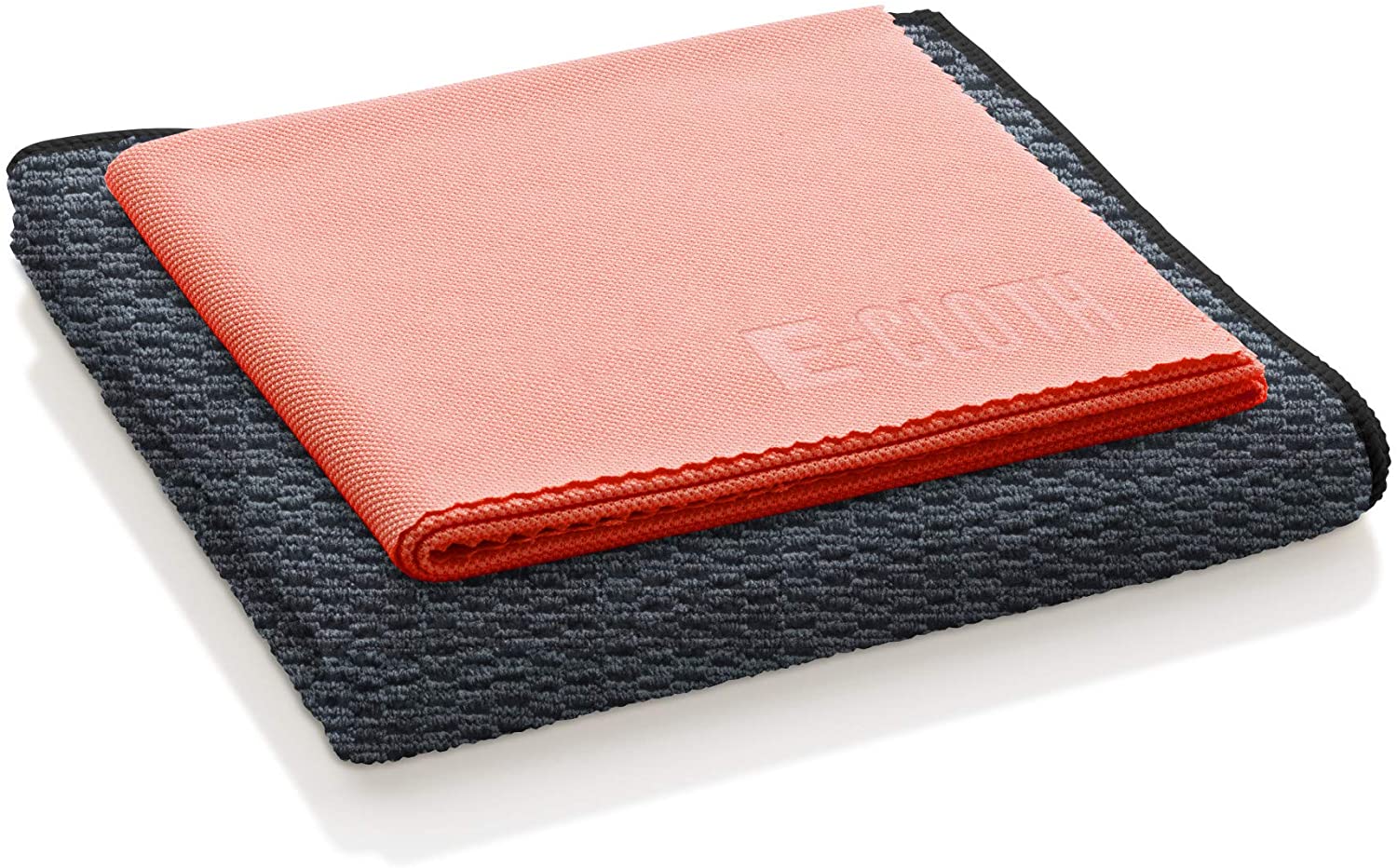Mikrofiberdukar för ytor av sten, Set med 2,  GRANITE & STONE, Svart / Orange