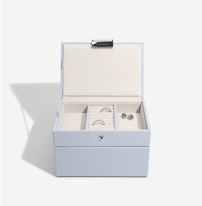 Förvara Jewellery Box, 2 layer, MINI STACKERS, 18 x 12,5 x H 11,5 cm, Lavender