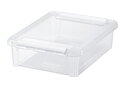 Storage Box,  SMARTSTORE HOME 14, ARCHIVE BOX, 40 x 30 x H11 cm, Clear / White