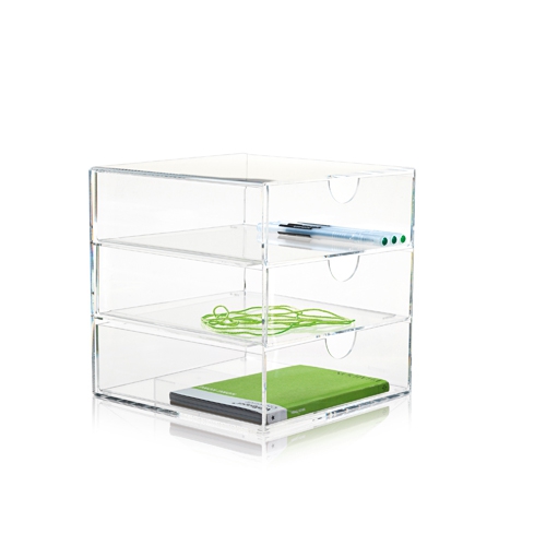 Palaset Clear 3-Drawer Box