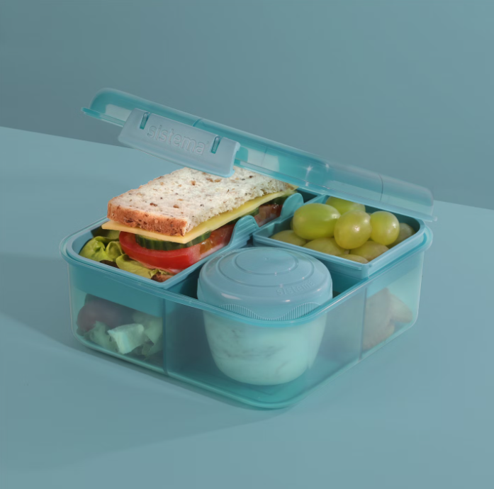 Förvara - Lunch box with compartments, 1,25 L, SISTEMA OCEAN BOUND ...