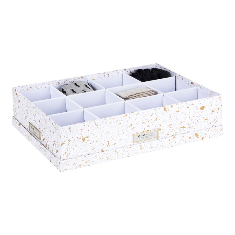 Förvara Storage box BIGSO JAKOB, 12 compartments, 31 x 43 x H10,5 cm