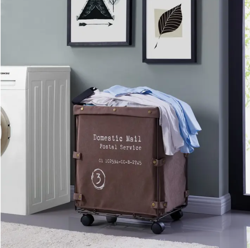 Canvas on sale laundry hamper