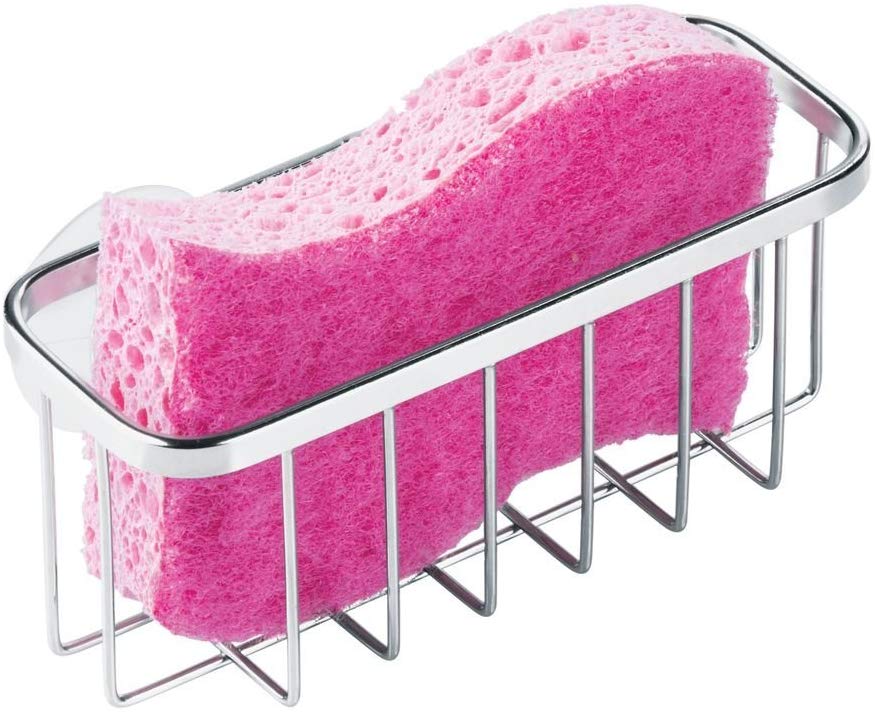 Korg till diskbaljan, med sugproppar, SMALL SUCTION SINK CADDY, Silver