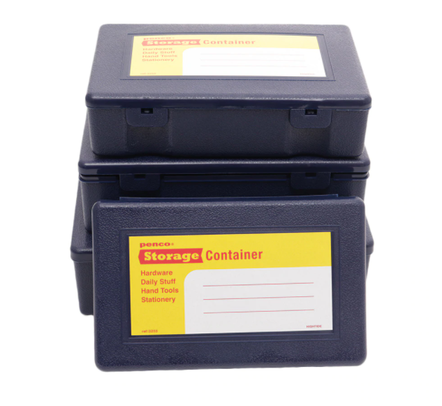 Förvaringsboxar, Set med 4 st,  PENCO STORAGE CONTAINERS,  Mörkblå