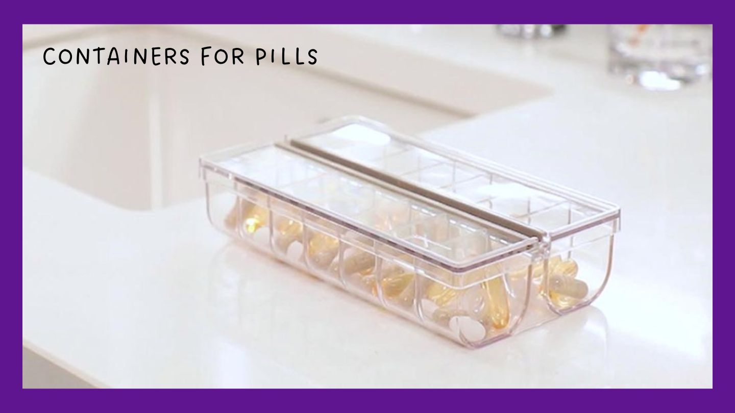 The Home Edit Pill Organizer with Labels