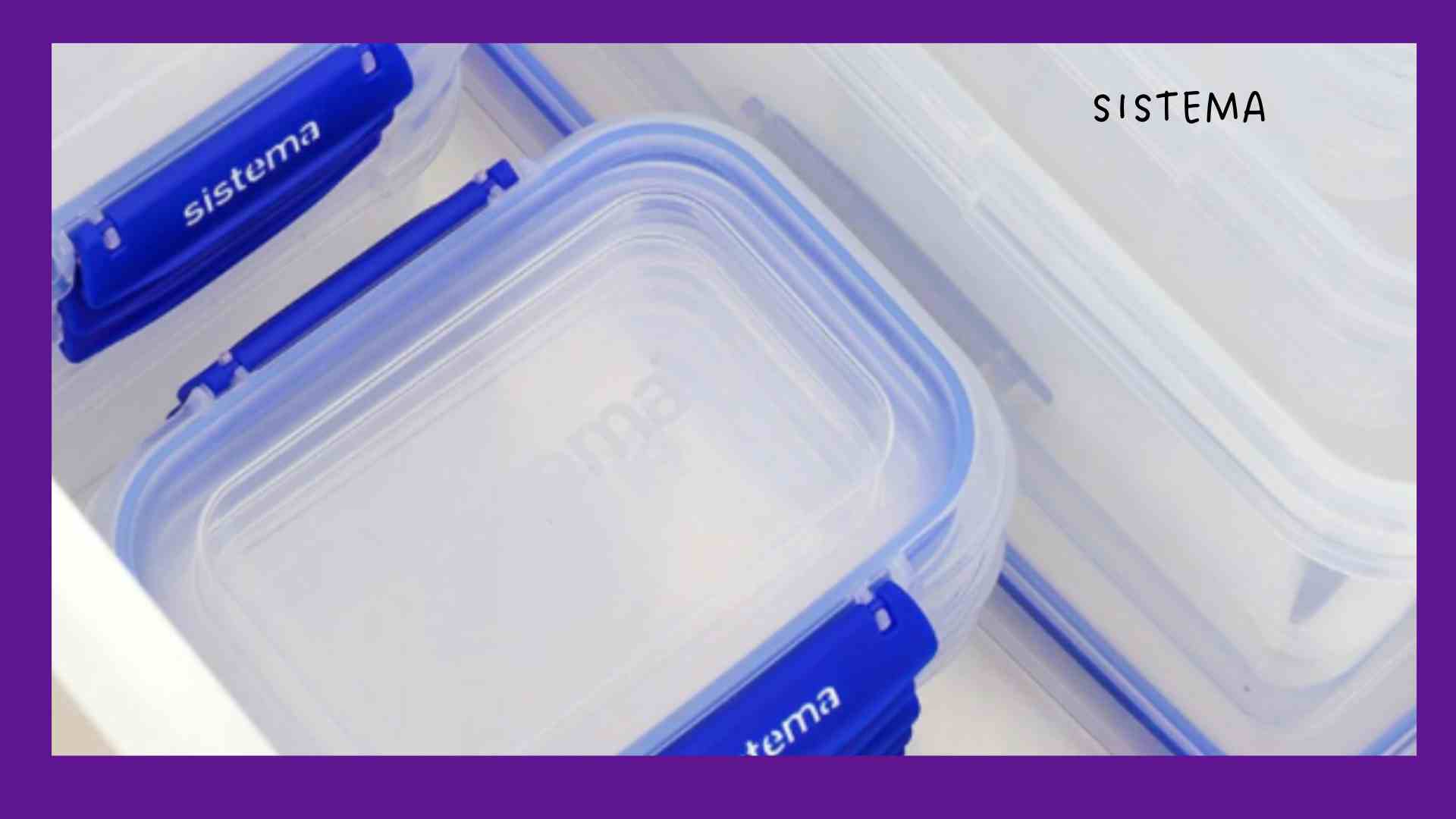 Sistema Klip It Plus Cracker Plastic Snack Box Food Storage