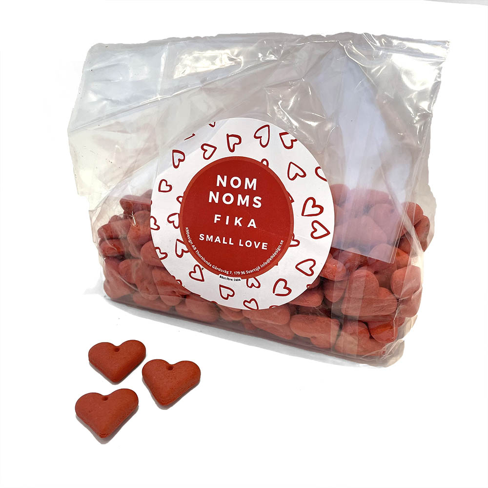Hundkex hundgodis från Nomnoms kärlek hjärta