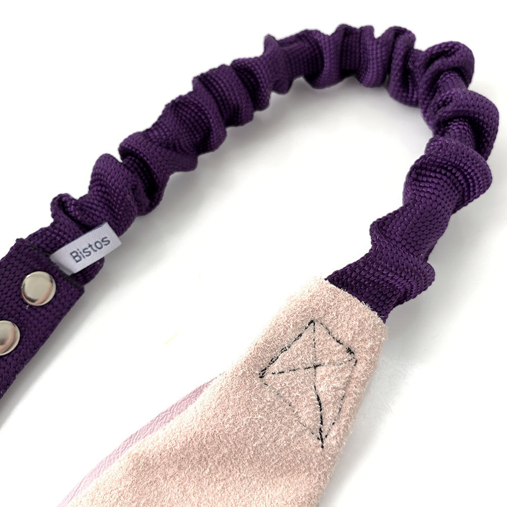 Bistos hundleksak med skinn och elastiskt handtag 