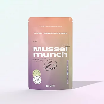 Glufs dog treat made of sea mussels