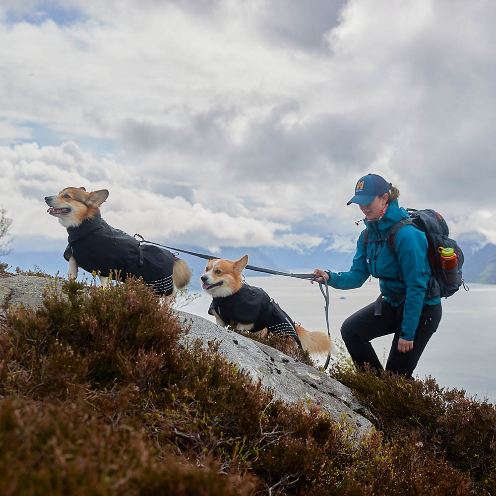 Regntäcke med hals till hund Non-Stop fjord