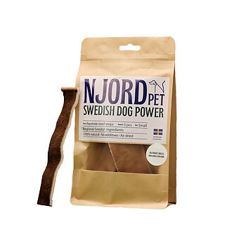 Njord Pet hundstrips av nöt 5-pack