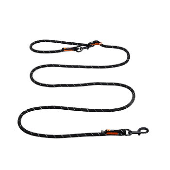 Non-Stop Rock adjustable dubbelkoppel hundkoppel som går att justera