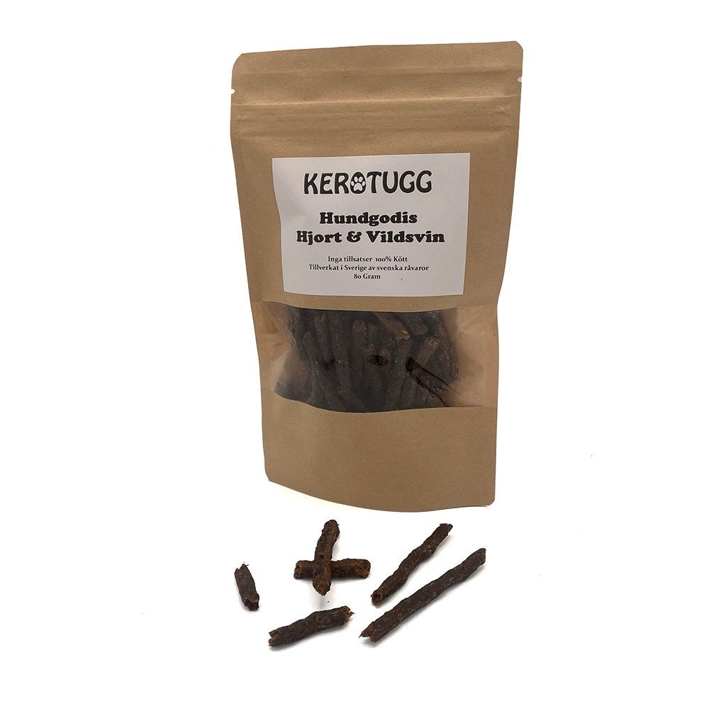 Kerotugg hundgodis av hjort & vildsvin