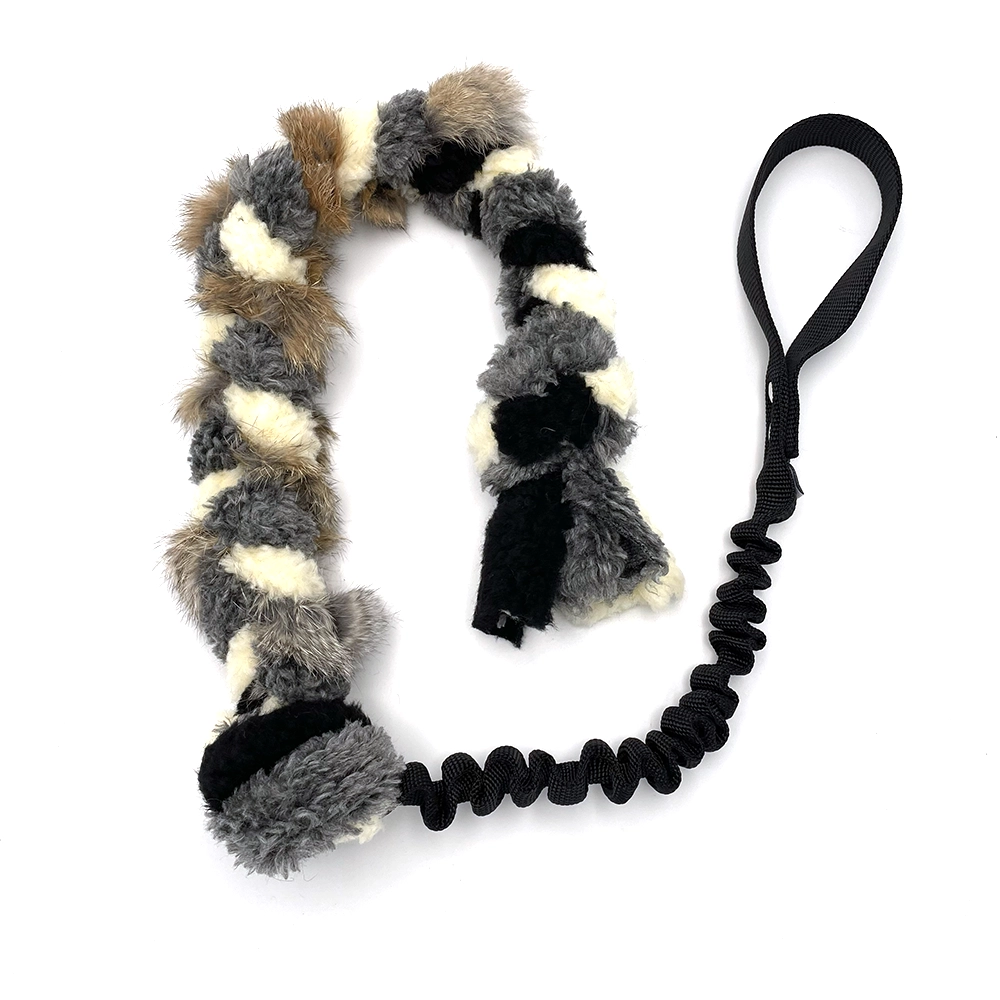 Braided dog toy with expander - 4