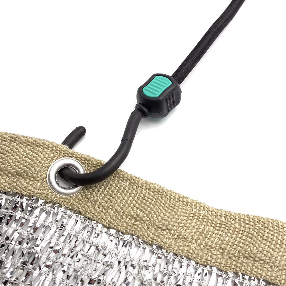 Bungee cord to the alumiumium shade net - 2