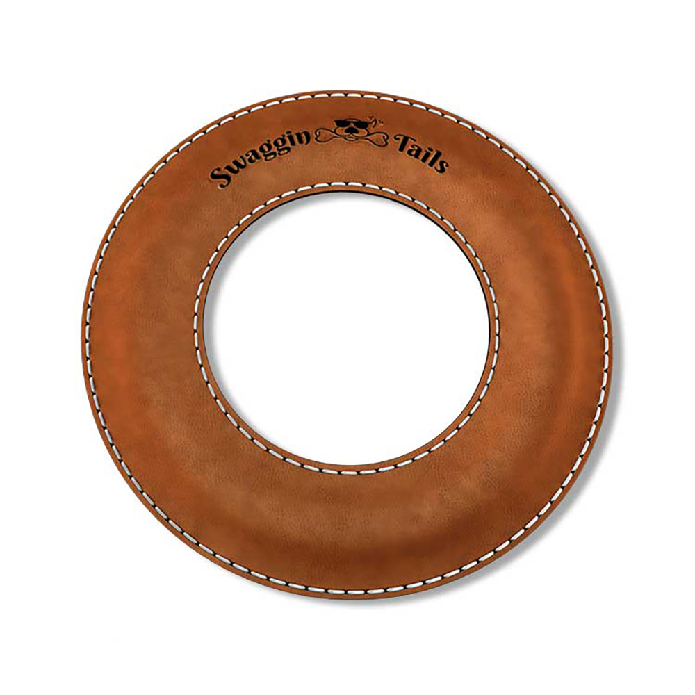 Swaggin Tails leather ring