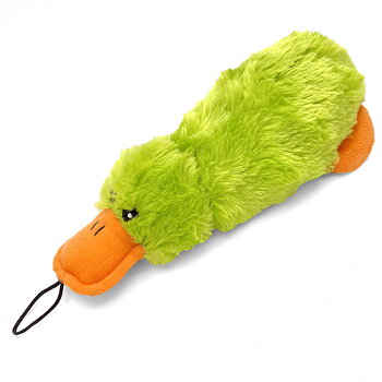 Fluffig hundleksak som piper 