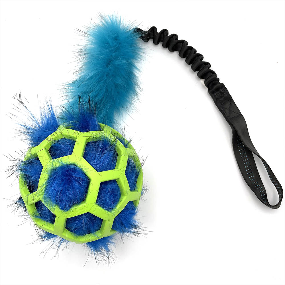Doggie-Zen elastisk fuskpälskampis med hol-ee roller - 4