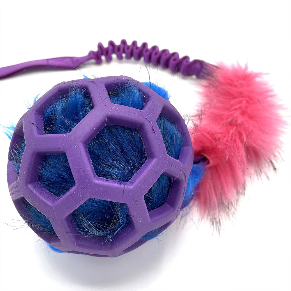 Doggie-Zen elastisk fuskpälskampis med hol-ee roller - 5