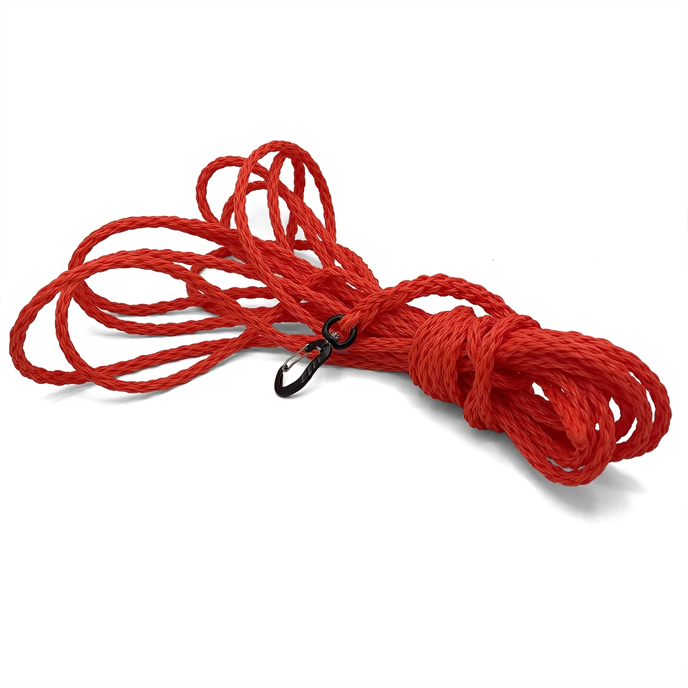 Track long line with braided nylon
