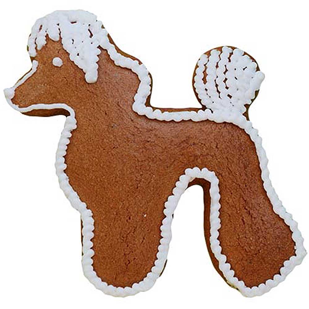 Bake your own gingerbread poodle