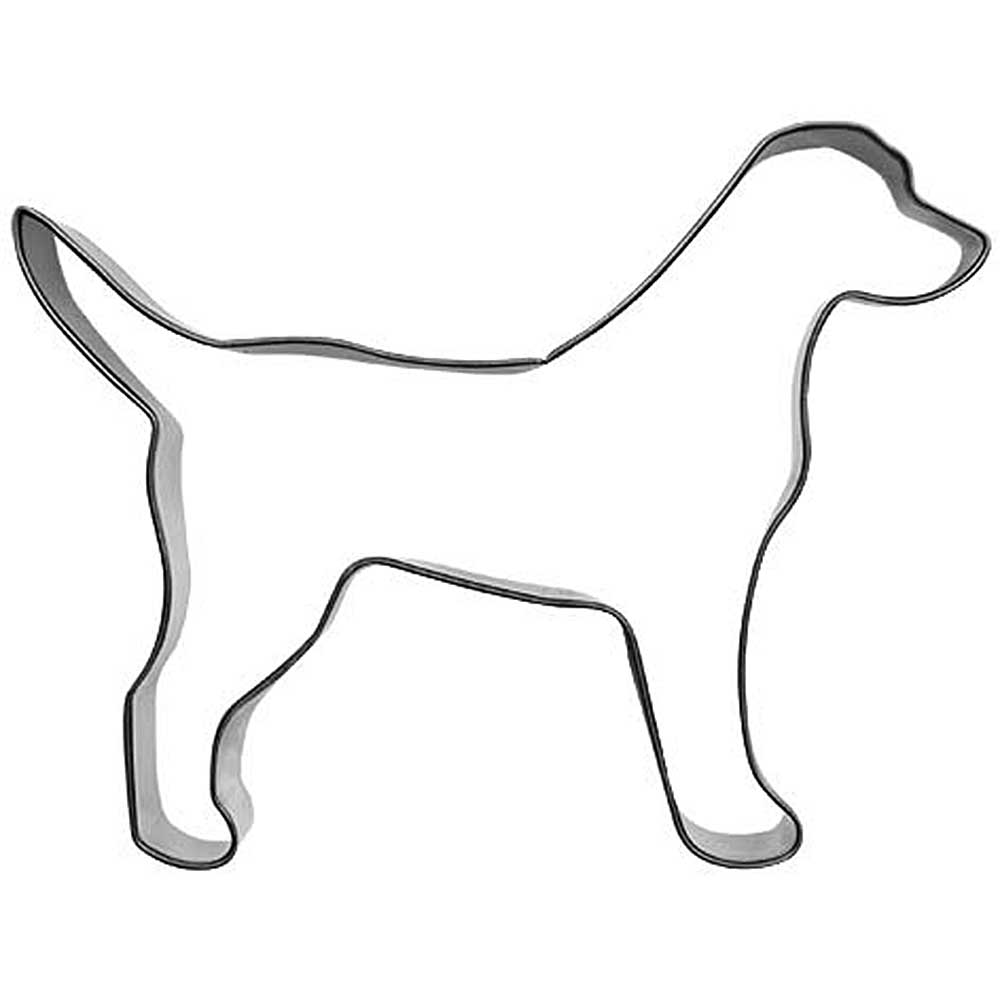 Gingerbread mold of a labrador