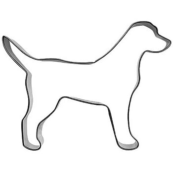 Pepparkaksform av en labrador retriever