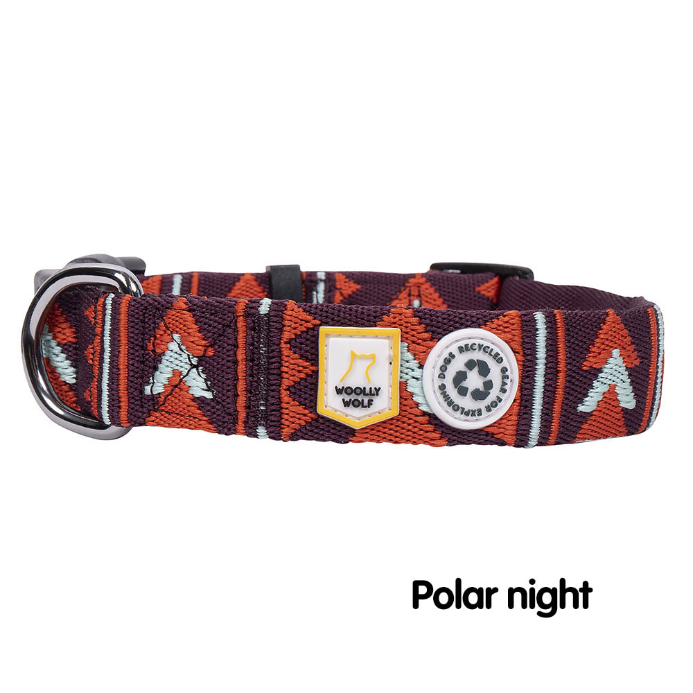 Woolly wolf Polar night halsband till hund