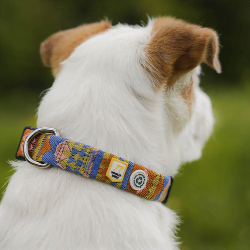 Woolly Wolf halsband - av återvunnet material - 4